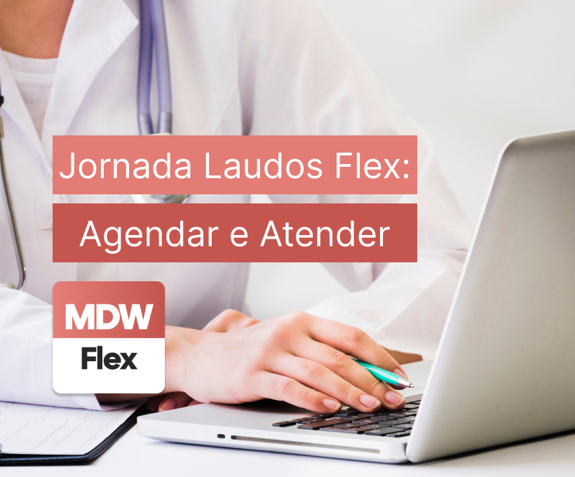 Jornada Laudos Flex: agendar e atender pacientes